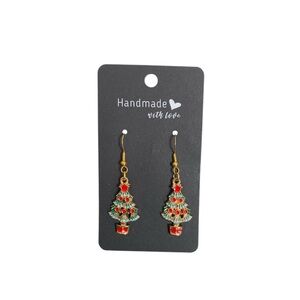 Handmade Potted Christmas Tree Earrings